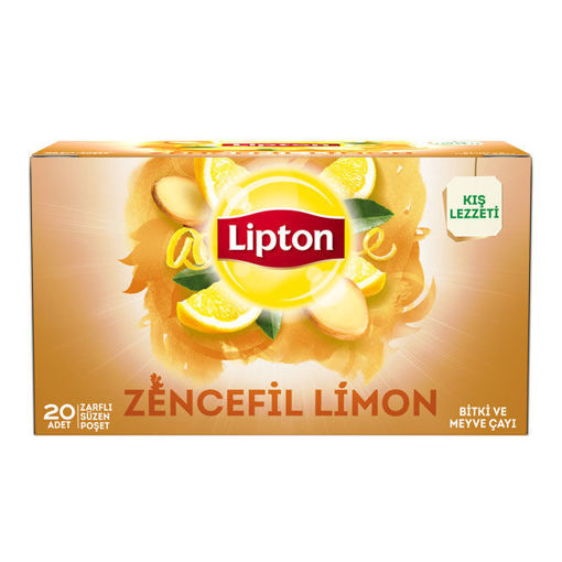 Lipton Zencefil Limon 40gr nin resmi