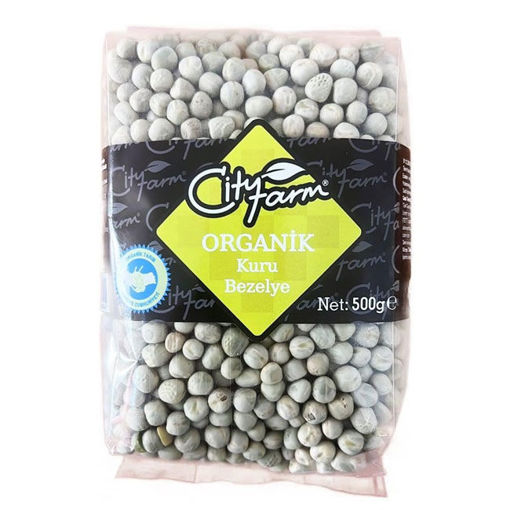 City Farm Organik Kuru Bezelye 500Gr nin resmi