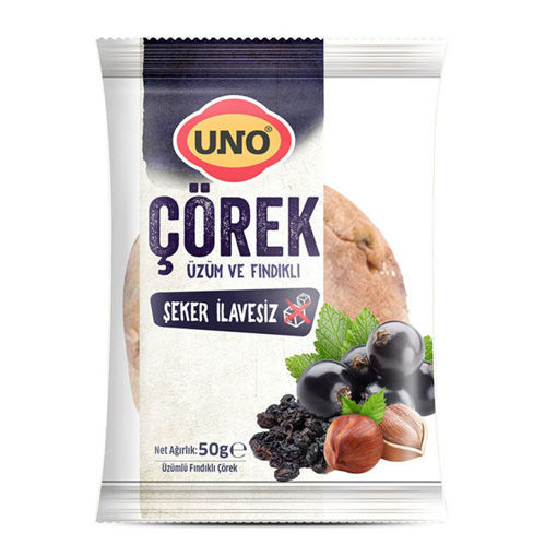 Uno Üzümlü Fındıklı Çörek 50gr nin resmi