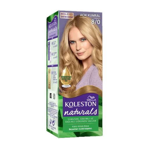 Koleston Naturals 8/0 Açık Kumral nin resmi