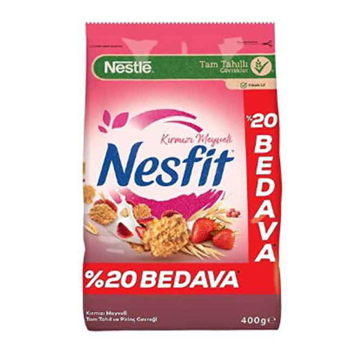 Nestle Nesfit Kırmızı Meyveli Kahvaltı Gevrek 400g nin resmi