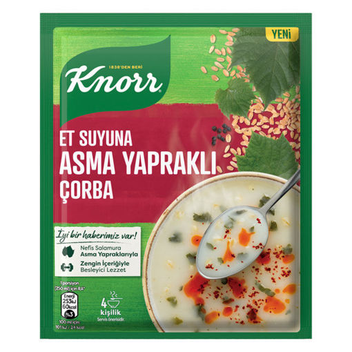 Knorr Corba et Suyuna Asma Yapraklı 75Gr nin resmi