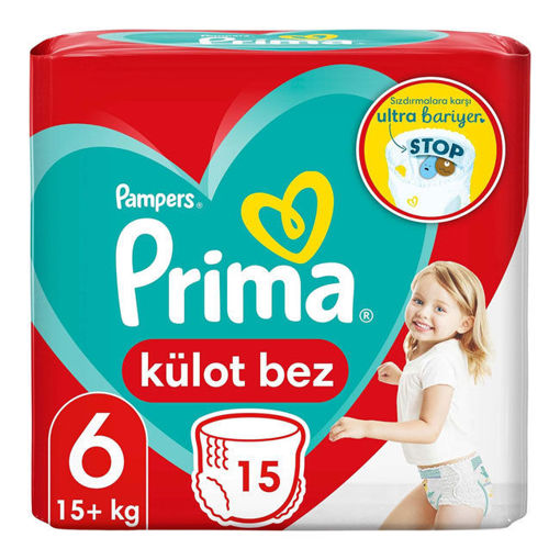 Prima Külot Bebek Bezi Tekli Paket 6 Beden 15'li nin resmi