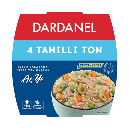 Dardanel 4 Tahıllı Ton Balığı Konservesi 160 Gr nin resmi