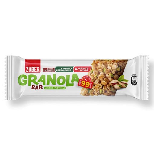 Züber Granola Bar Antep Fıstıklı 25g nin resmi