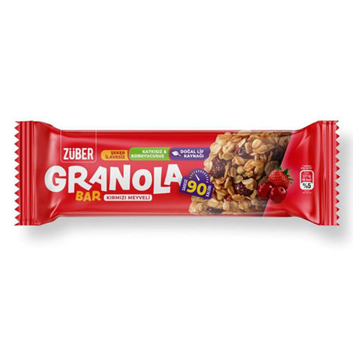 Züber Granola Bar Orman Meyveli 25g nin resmi