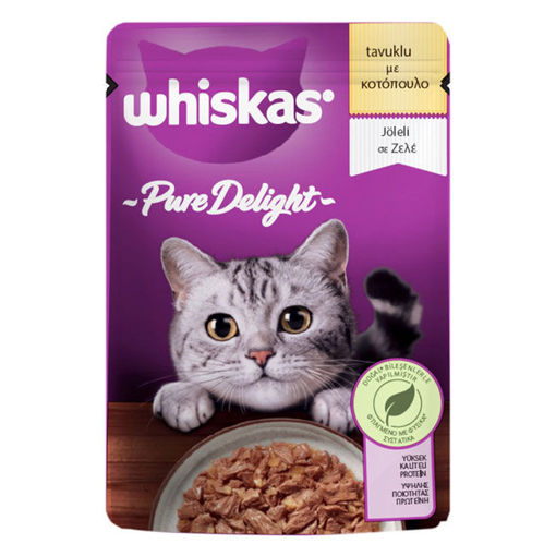 Whiskas Pouch Güveç Tavuklu 85gr nin resmi