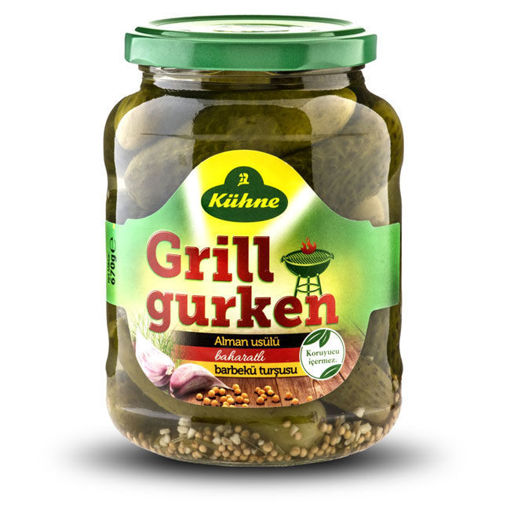 Kühne Salatalık Turşusu Alman Tipi Grill Gurken 720Ml nin resmi