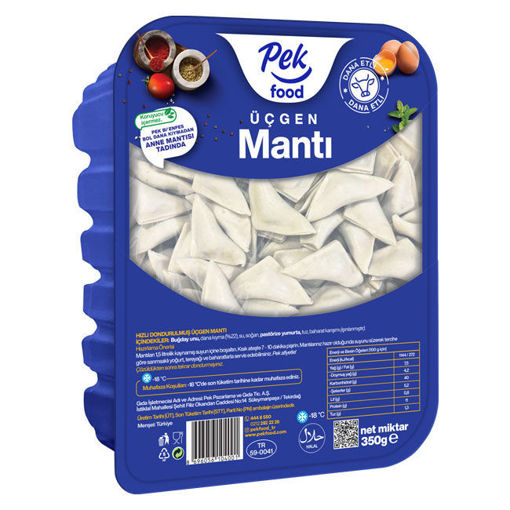 Pek Food Üçgen Gurme Mantı 350GR nin resmi
