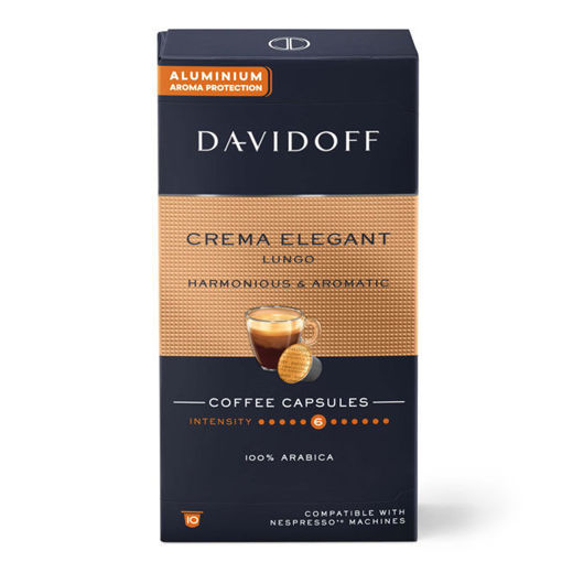 Davidoff Crema Elegant Lungo 10'lu Kapsül Kahve 55GR nin resmi