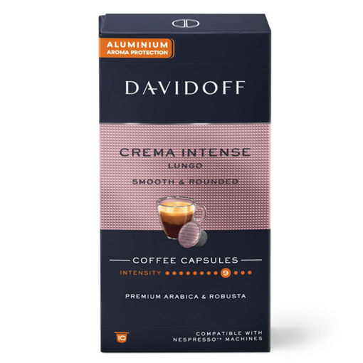 Davidoff Crema intense Lungo 10'lu Kapsül Kahve 55GR nin resmi