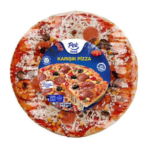 Pek Food Karişik Pizza 545Gr nin resmi