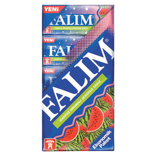 Falım Karpuz Aromalı Sakız 5li 35 Gr nin resmi