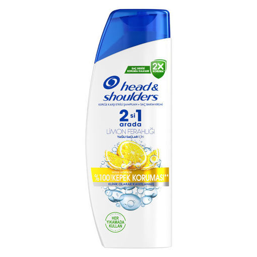 Head&Shoulders Şampuan Limon Ferahlığı 2in1 330 ml nin resmi