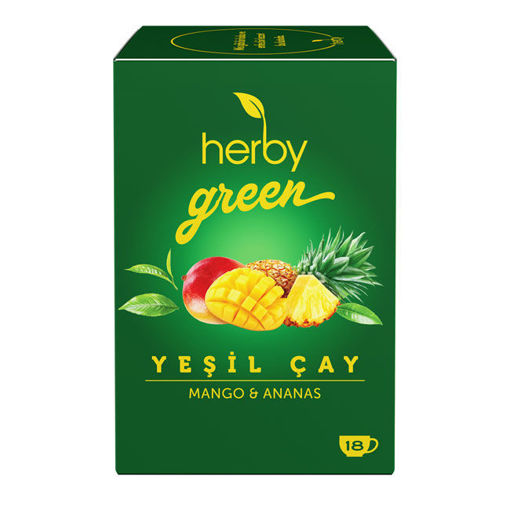 Herby Yeşil Çay Mango Ananas 700ML nin resmi