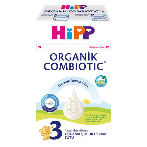 Hipp 600Gr Organik 3 Combiotic Bebek Sutu nin resmi