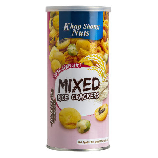 Khao Shong Karışık Pirinç Kraker 120gr nin resmi