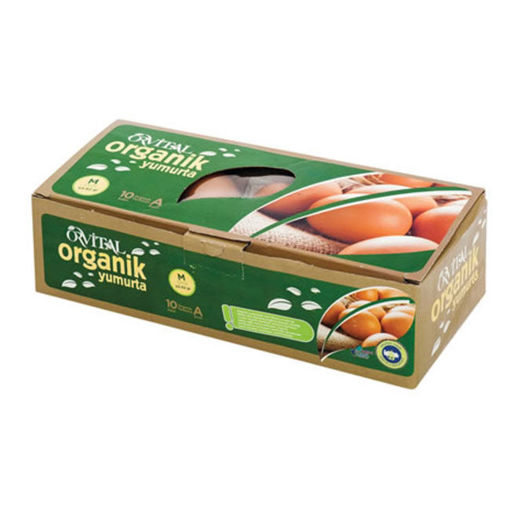 Orvital Organik Yumurta 10 Lu nin resmi