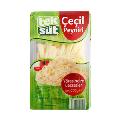Teksüt Çeçil Peyniri 200 Gr nin resmi