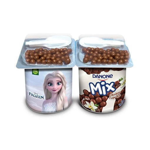 Danone Mix Çikolata Topçuklu Yogurt 2X90 Gr nin resmi