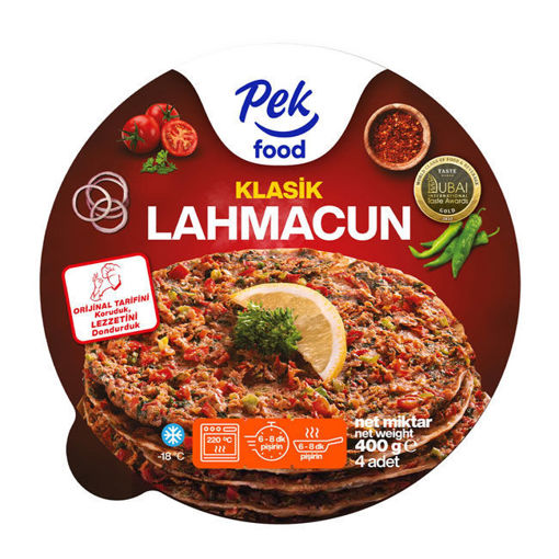 Pek Food Klasik Lahmacun 400GR nin resmi