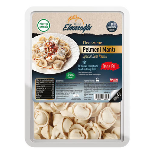 Elmasoğlu Etli Pelmeni Mantı 350 Gr nin resmi