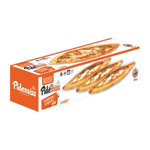 Pidemiss Kuşbaşılı Kaşarlı Pide 125gr 3lu nin resmi