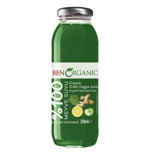 Benorganic Yeşil Sebze Suyu 250 ML nin resmi