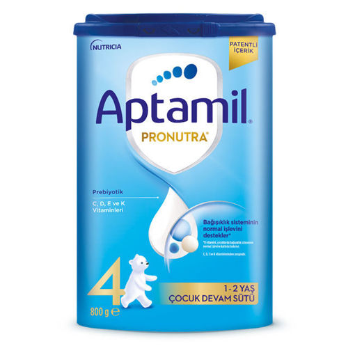 Aptamil 4 Çocuk Devam Sütü 800 G 1+ Yaş Akıllı Kutu nin resmi
