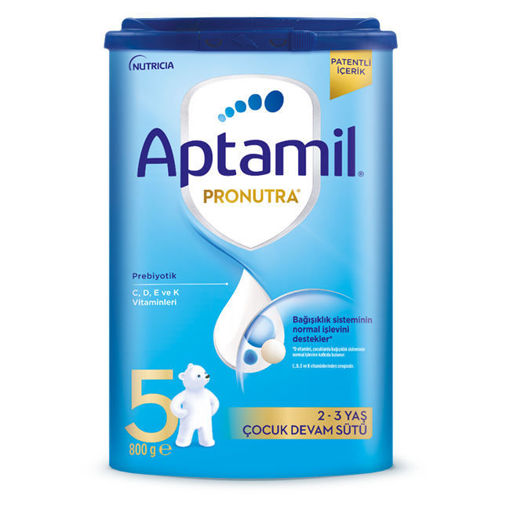 Aptamil 5 Çocuk Devam Sütü 800 G 2+ Yaş Akıllı Kutu nin resmi