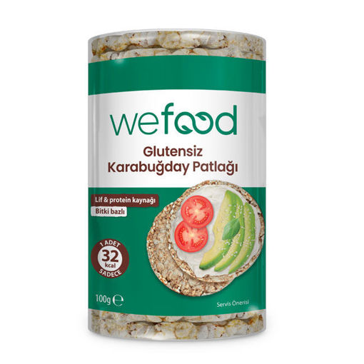 Wefood Glutensiz Karabuğday Patlağı 100 Gr nin resmi