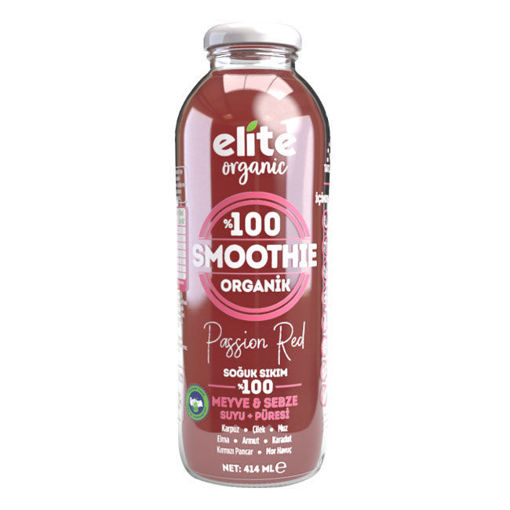 Elite Organik Smoothie Passion Red 414 Ml nin resmi