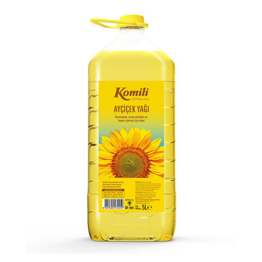 Komili Ayçiçek Yağı 5lt Pet nin resmi