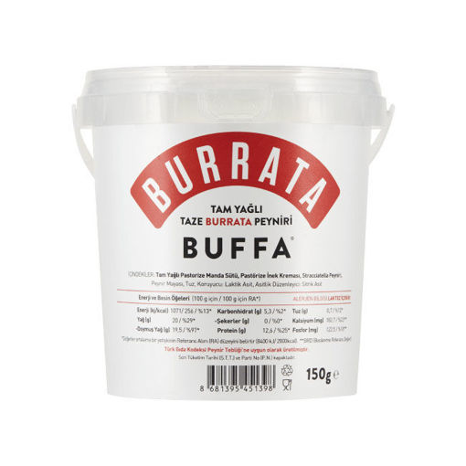 Buffa Manda Burrata Adet 150 Gr nin resmi