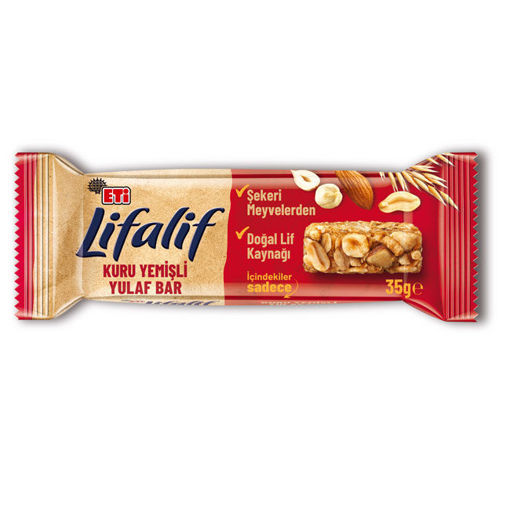 Eti Lifalif Müsli Bar Kuruyemişli 35gr nin resmi