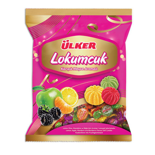 Ülker Lokumcuk Karışık Meyveli 350 gr nin resmi
