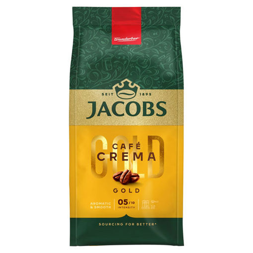 Jacobs Cafe Crema Gold Cekirdek Kahve 500Gr nin resmi