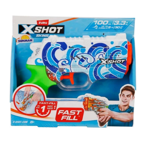 X-Shot Skins Nano Fast Fill Su Tabancası 19 cm nin resmi