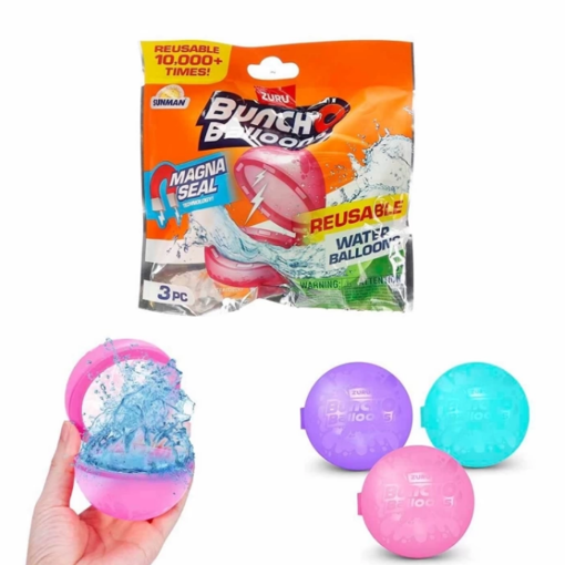Bunch O Balloons Yeniden Kullanılabilir 3'lü Su Balonu nin resmi