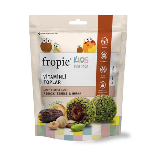 Fropie Fıstık Ezmeli Kids Vitamin Topları 80GR nin resmi