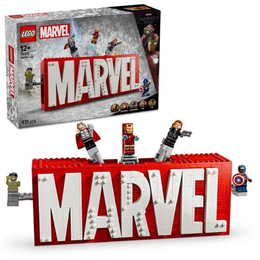 Marvel Logo & Mınıfıgures nin resmi