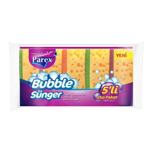 Parex Bubble Düz Sünger 5li nin resmi