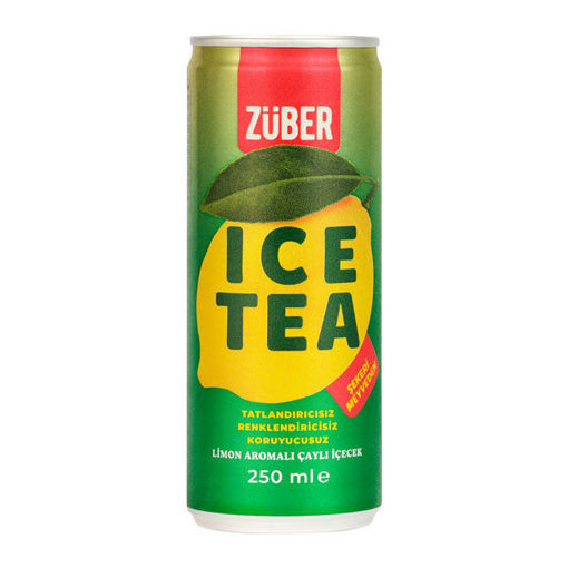 Züber Ice Tea Limon 250 Ml nin resmi