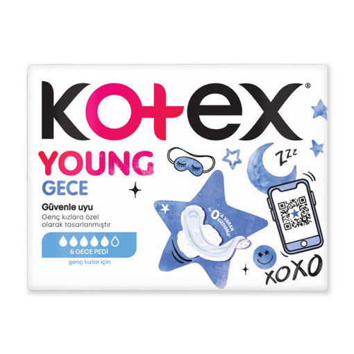 Kotex Young Single Ultra Gece Pedi 6lı nin resmi