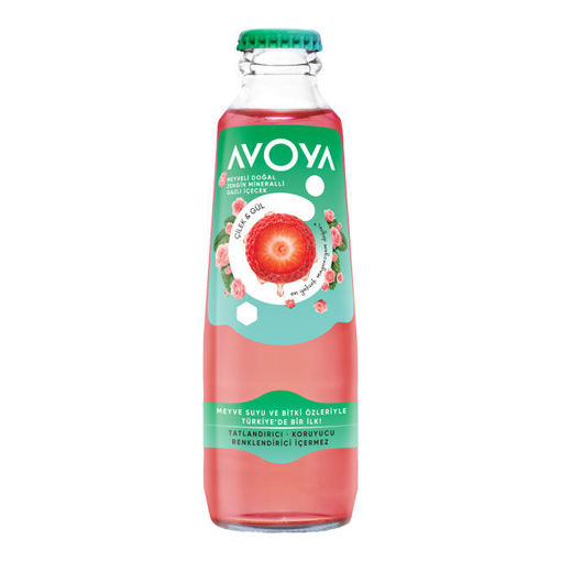 Avoya Çilek&Gül Maden Suyu 200 ml nin resmi