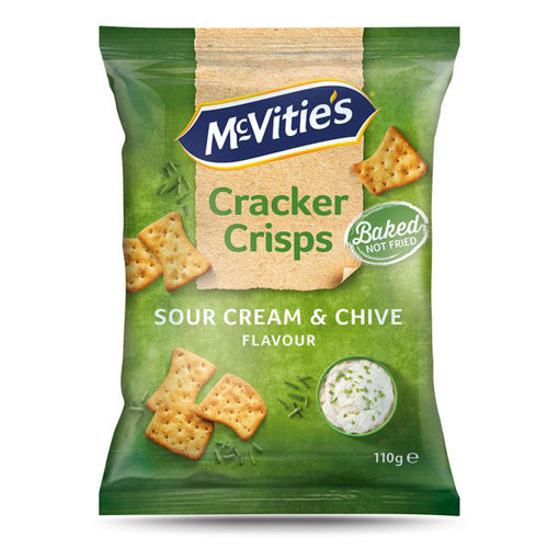 Mc Vitie's Cracker Crisps Sour Cream&Chive 110 Gr nin resmi