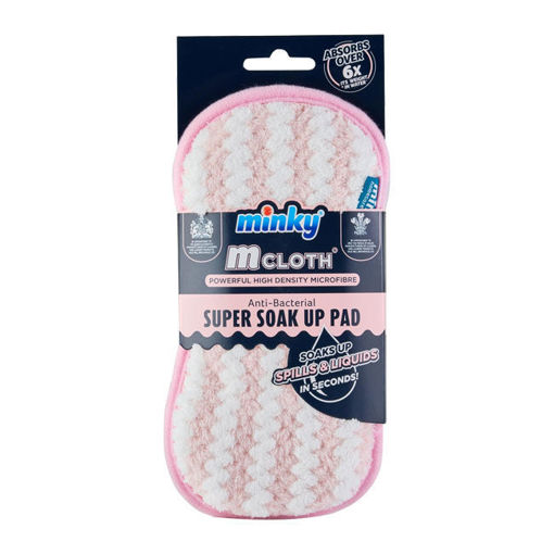 Minky Süper Emici Kurulama Pedi Pembe nin resmi