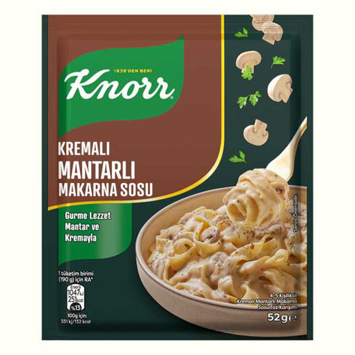 Knorr Kremalı Mantarlı Makarna Sos 52gr nin resmi