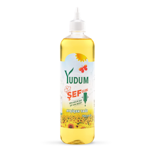 Yudum Ayçiçek Yağı Şef Gibi 750 Ml Pet nin resmi