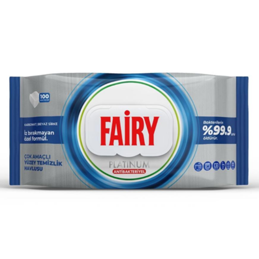 Fairy Yüzey Temizlik Havlusu Platinum 100'lü nin resmi